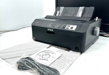 Epson FX-890II 9-pin Dot Matrix Printer - Monochrome-Energy, Slightly Used Video picture