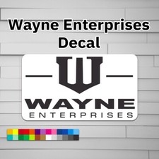Wayne Enterprises Decal (vinyl for Car laptop window tumbler water bottle) stick picture