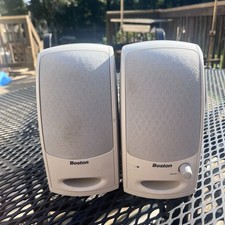 Boston Acoustics BA265 Computer Speakers Channel Desktop Audio System Untested picture