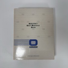 Rare 1981 Osborne 1 Computer User Reference Guide Vintage Manual picture