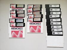 Vintage 1980s 19 Memorex Generic BackUp Blank Program DOS 5.25 5-1/4 Floppy Disk picture