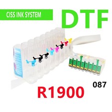 Refillable Empty Cis ciss ink system for Stylus R1900 Printer DTF Printing ** picture
