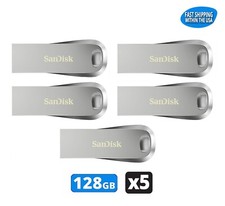 Sandisk Ultra Luxe 128GB Metal Flash Drive USB Thumb Drive (5 Pack) picture