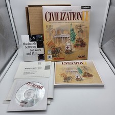 Sid Meier’s Civilization II Macintosh Computer Game CIB Near Mint Big Box picture