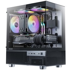 Aqua 3, Micro ATX Case, MATX PC Case with 3 X 120mm 3-Pin ARGB Fan Pre-Instal... picture