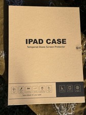Ipad Case 10.5 Inch Black Screen Protector Shock Proof Tempered Glass picture