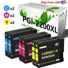 6PK PGI-2200 PGI2200XL Ink Cartridge for MAXIFY MB5020 MB5120 picture