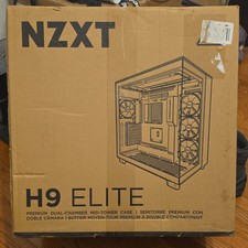UNOPENED NZXT H9 Elite Dual-Chamber Mid-Tower ATX Case Tempered Glass AND SEALED picture