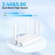 UeeVii WR3000K WiFi6 AX3000 WiFi Router White picture