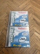 2x Verbatim DataLifePlus CD-R 80 Min 700MB Premium Tech Azo Blue 1X-24 Speed picture