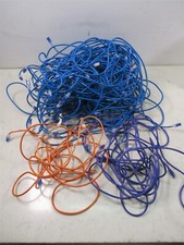Lot of 50 ATP CAT5e Ethernet Cables RJ45 Blue, Orange & Purple picture