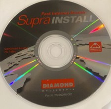 Supra Install By Diamond Multimedia PC/Mac Software CD-Rom Disc Fast Internet picture