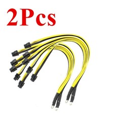 2 x S7 S9 to 5X PCI-E PCIe 6Pin GPU Graphics Card Splitter Power Cable For Miner picture