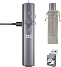 Presentation Clicker with Red Laser, Power Digital Display Presenter picture