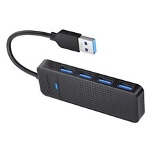 PHIXERO USB 3.0 Hub 4-Port USB Hub USB Splitter w/ Super Speed 5Gbps 0.5ft/15cm picture