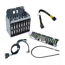 16 Bay HDD Backplane And Cage Upgrade Dell Poweredge R730 8 Bay SFF Server 4G4F6 picture