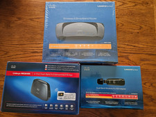 Cisco Linksys Wireless-N Networking Bundle WRT160N WUSB600N WES610N 3 Items NIB picture