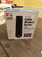 ZOOM DOCSIS 3.0 Cable/Modem Router Wireless-N Model 5350 picture
