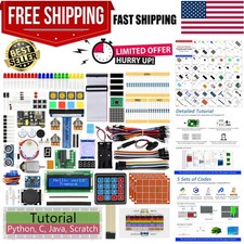 Ultimate Raspberry Pi 5 Starter Kit: 962-Page Tutorial + 128 Projects, 223 Items picture