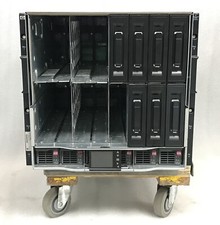 HP BladeSystem c7000 Barebones Chassis 6x PSU 10x Fan 2x KVM 2x 3Gb SAS NO BLADE picture