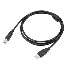 Printer Cable, 4.9ft Square USB A to USB B 2.0 Male Cable for Printer, Black picture