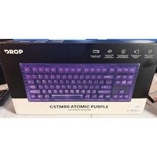 Drop CSTM80 Atomic Purple Mechanical Keyboard NEW picture