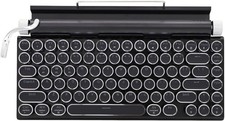 Retro Typewriter Mechanical Keyboard - RGB LED Backlight, Bluetooth 5.0, 83 Keys picture