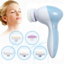 Electric Face Cleaning Brush 5-In-1 Skin Care Exfoliating Massager Tool picture