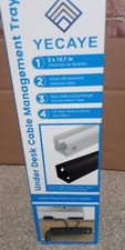YECAYE Under Desk Cable Management Tray - 2 Pack picture