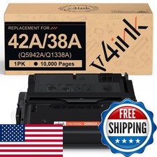 v4ink Q5942A Q1338A Toner Cartridge for HP 1-Pack Black picture