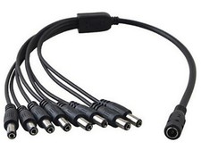 DC 12V 5A Power Supply Adapter or 8 Split Cable For CCTV Security Camera NVR picture