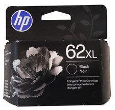 HP 62XL Black Ink Cartridge Exp: 06-2028 picture