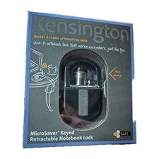(((NEW )))) Kensington Microsaver Keyed Retractable Notebook Lock B1948A picture