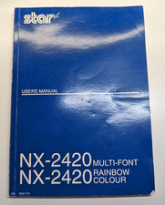 Star Micronics User Manual NX-2420 Multi-Font Rainbow Colour picture