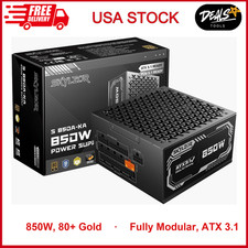 850W Fully Modular Power Supply 80+ Gold Certified PSU, ATX 3.1 & PCIe 5.1 Ready picture