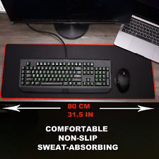 Large Size Desk Keyboard Mat Nonslip Extended Gaming Mouse Pad 31.5 x 11.8 in picture