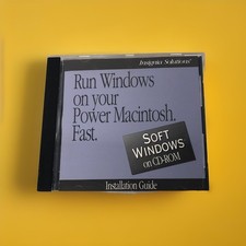 Insignia Solutions SOFT WINDOWS on CD-ROM for Power Macintosh picture