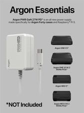 Argon Poly+5 Case + Active Cooler for Raspberry Pi 5 - THRML 30Mm (Black) picture