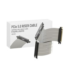 LINKUP AVA5 Armor PCIe 5.0 Riser Cable White 50cm picture