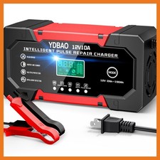 YDBAO 12V 10A Smart Car Battery Charger Fully Automatic picture