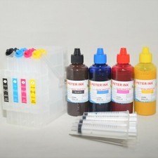 4X100ML Sublimation Refill Ink Cartridge kit CISS alternative for Ricoh GC41 picture