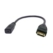 chenyang Type D Micro HDMI v1.4 Socket Female to Type C Mini HDMI Male Conver... picture