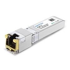 QSFPTEK 10G SFP+ RJ45 Module, 10Gbe giga Mini-GBIC SFP to rj45 Copper Transce picture
