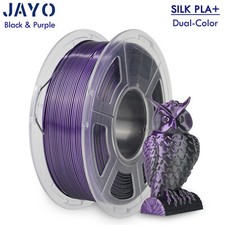 JAYO 1.75mm SILK PLA+ 3D Printer Filament Dual-Color Tri-Color Shiny 1.1KG Quad- picture