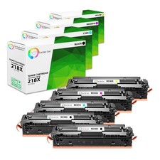5 Pack TCT Prem 218X BCYM HY for Compatible HP LaserJet Pro 3201 Toner WITH picture
