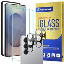 [2+2 Pack] ArmorSuit Samsung Galaxy S25 Ultra Glass Screen + Camera Protectors picture