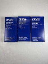 Epson Ribbon Ink Cartridge ERC-32 B Black Lot Of 3 picture