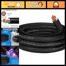 6ft 6/4 SOOW Portable Power Cable, 50 Amp Heavy Duty Electrical Wire, SO Cord picture