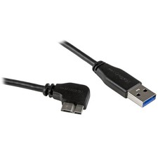StarTech.com 2m 6 ft Slim Micro USB 3.0 Cable M/M - 6 / 2m, Black  picture