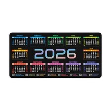 A 2026 Calendar Gaming Mouse Pad, a Large Rectangular Desk Mat Suitable for Bo picture